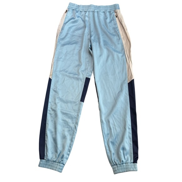 Juicy Couture Pants - Juicy Couture‎ Women’s M Satin Colorblock Jogger Pants Blue Retro Y2K Style NWT